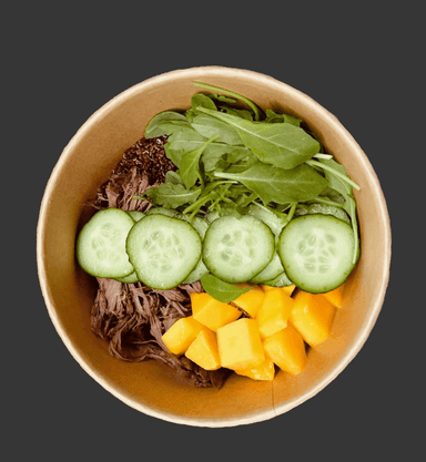 З яловичиною та манго