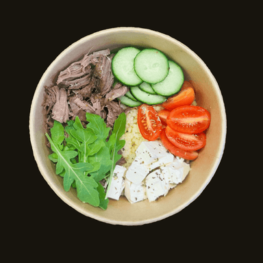 З яловичиною та фетою