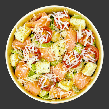 Цезар з слабосоленим лососем